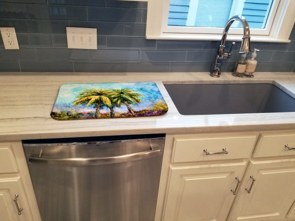 Summer Breezes Palm Tree Dish Drying Mat Fashion - Image 3