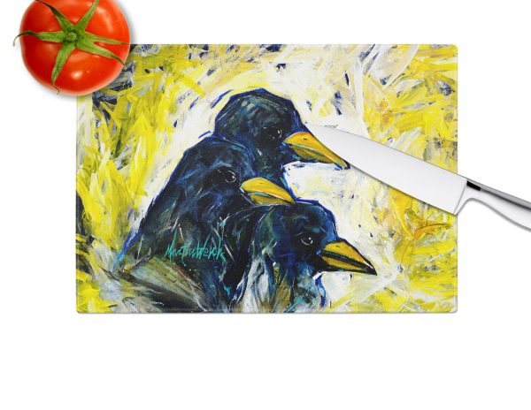 Baked In A Pie Crows Glass Cutting Board Online Sale - Image 4