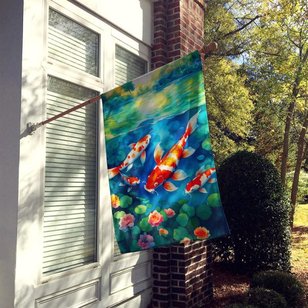 Koi Fish House Flag Discount - Image 2