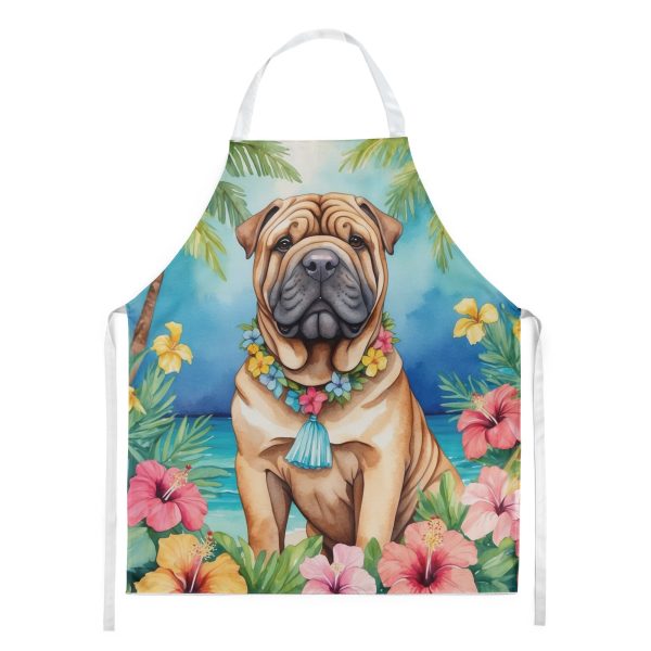 Shar Pei Luau Apron Fashion