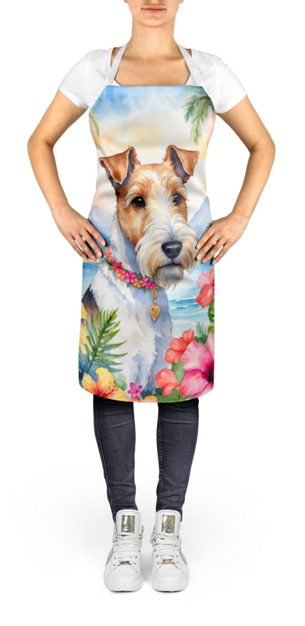 Fox Terrier Luau Apron For Cheap - Image 2