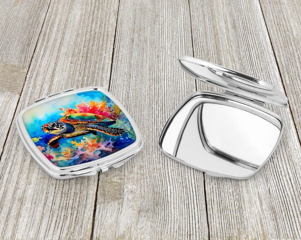 Loggerhead Sea Turtle Compact Mirror Discount - Image 3