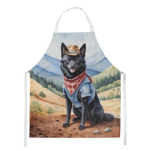 Schipperke Cowboy Welcome Apron Cheap