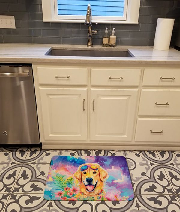 Yellow Labrador Hippie Dawg Memory Foam Kitchen Mat Discount - Image 2