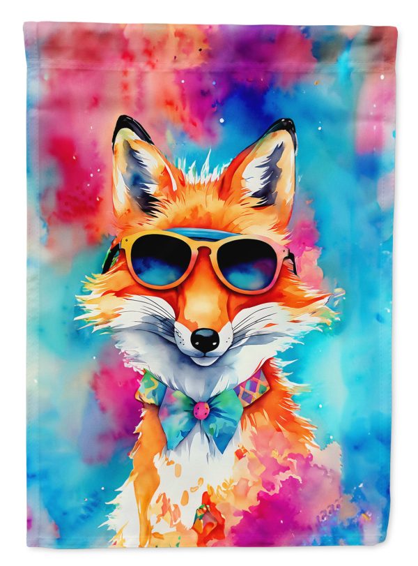 Fox Garden Flag - Hippie Aniimals - Animal-Themed Yard Decor Supply