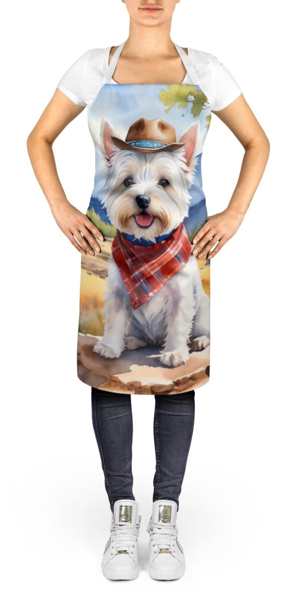 Westie Cowboy Welcome Apron Sale - Image 2
