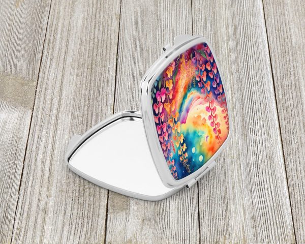 Colorful Snapdragon Compact Mirror Online - Image 2
