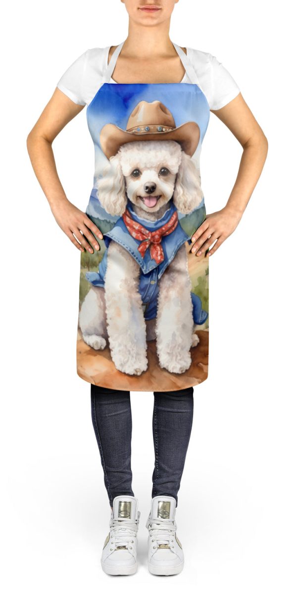 Poodle Cowboy Welcome Apron Online - Image 2