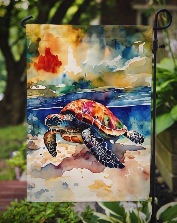 Loggerhead Sea Turtle Garden Flag – Outdoor Decorative Garden Flag Fashion - Image 3