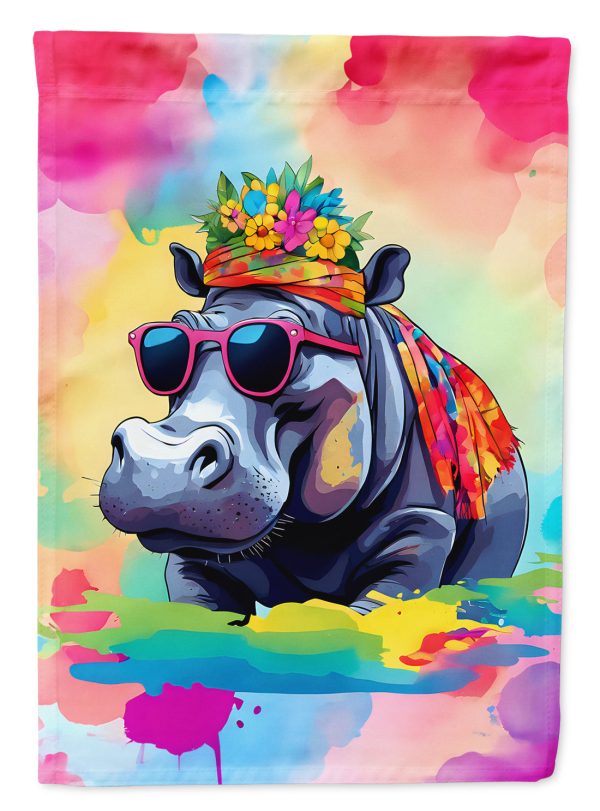 Hippie Animal Hippopotamus House Flag Online Hot Sale