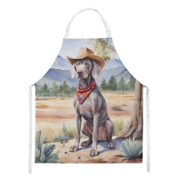 Weimaraner Cowboy Welcome Apron For Cheap