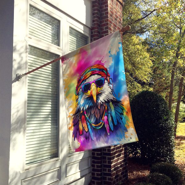 Hippie Animal Eagle House Flag Online - Image 2