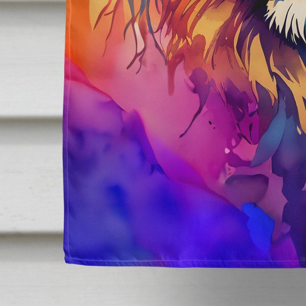 Hippie Animal Lion House Flag For Sale - Image 4