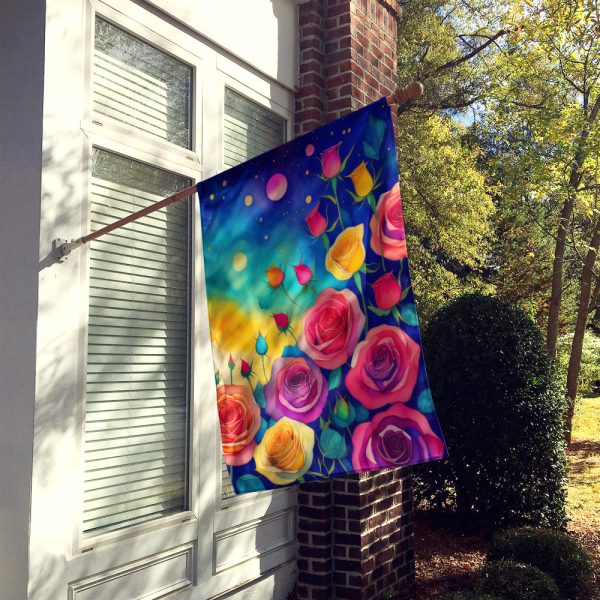 Roses in Color House Flag Hot on Sale - Image 2