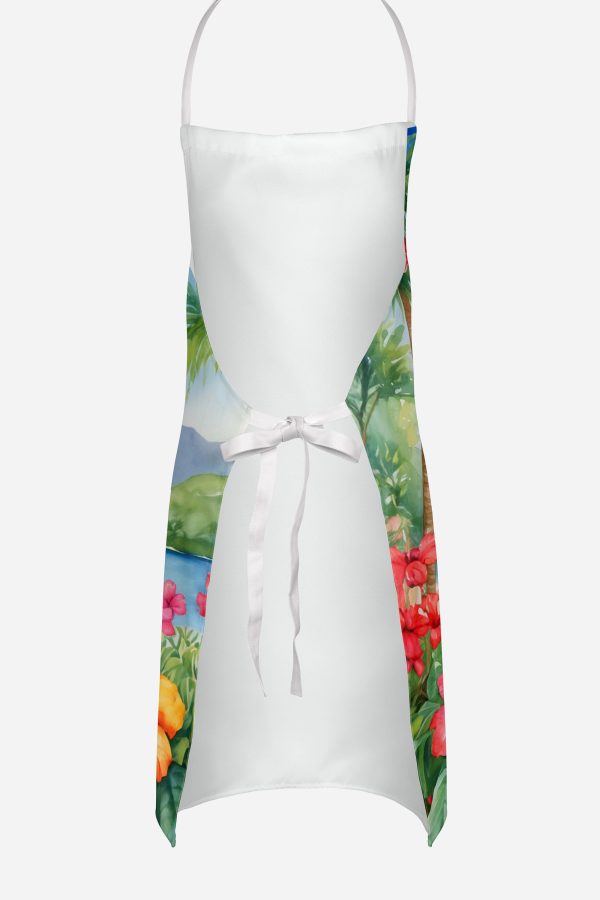 Greater Swiss Mountain Dog Luau Apron For Sale - Image 4
