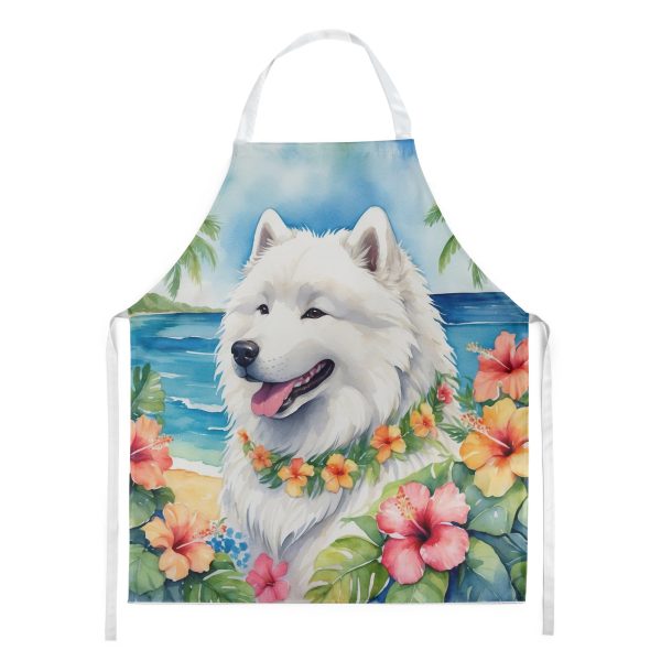 Samoyed Luau Apron Hot on Sale
