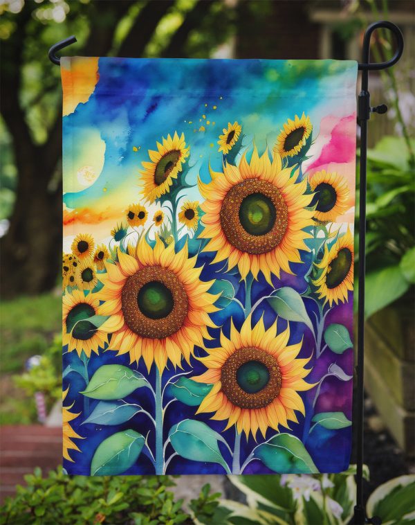Sunflowers in Color Garden Flag – Outdoor Decorative Garden Flag Cheap - Image 3