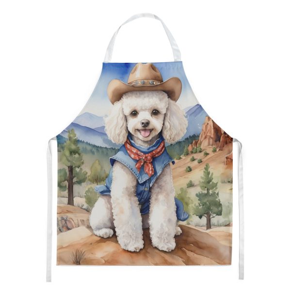 Poodle Cowboy Welcome Apron Online