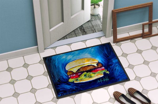 I Want Mine Dressed Hamburger Doormat Supply - Image 4