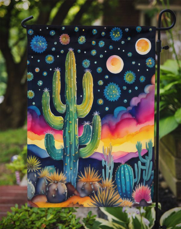 Queen of the Night Cactus in Color Garden Flag – Outdoor Decorative Garden Flag Supply - Image 3