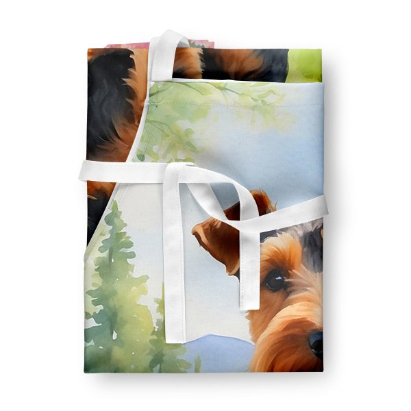 Welsh Terrier Spring Path Apron on Sale - Image 3