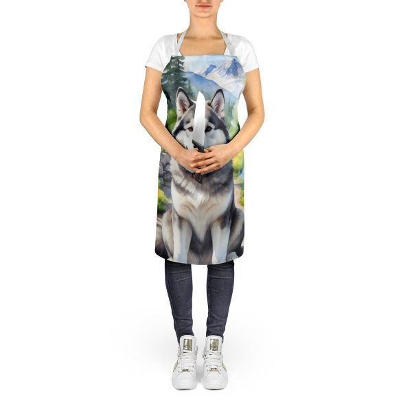 Alaskan Malamute Spring Garden Apron For Cheap - Image 5