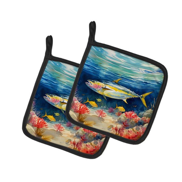 Yellowfin Tuna Pair of Pot Holders Online Hot Sale