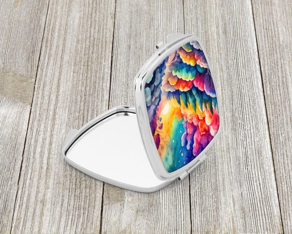 Colorful Dusty Miller Compact Mirror Online now - Image 2