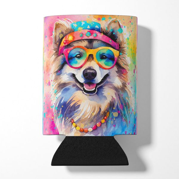 Keeshond Hippie Dawg Can or Bottle Hugger Online Hot Sale