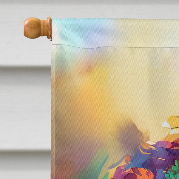 Hippie Animal Lion House Flag For Sale - Image 3