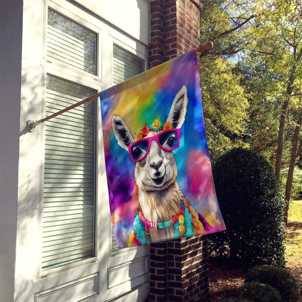 Hippie Animal Llama House Flag Supply - Image 2