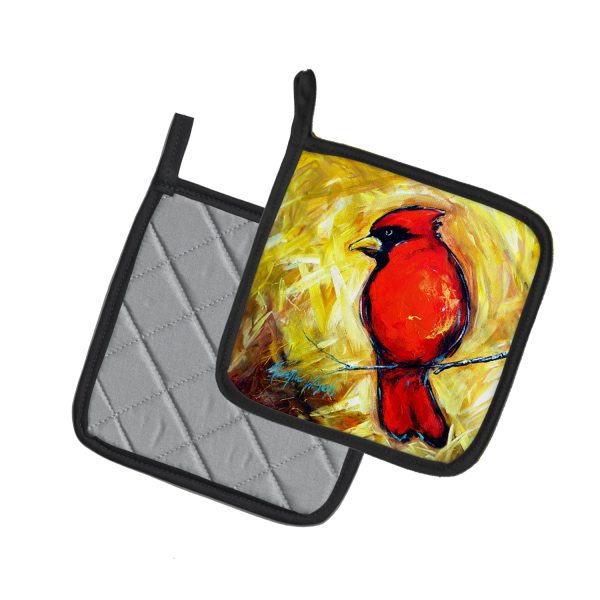 Sha Red Baba Bird Pair of Pot Holders Hot on Sale - Image 2