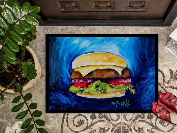 I Want Mine Dressed Hamburger Doormat Supply - Image 3