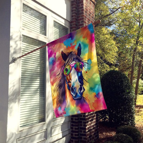 Hippie Animal Horse House Flag Online now - Image 2