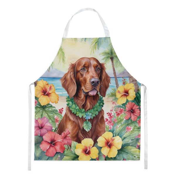 Irish Setter Luau Apron Cheap
