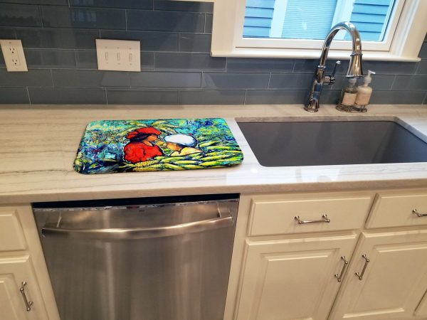 Market Day Dish Drying Mat For Sale - Image 3