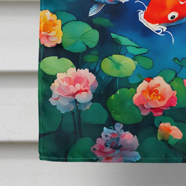 Koi Fish House Flag Discount - Image 4