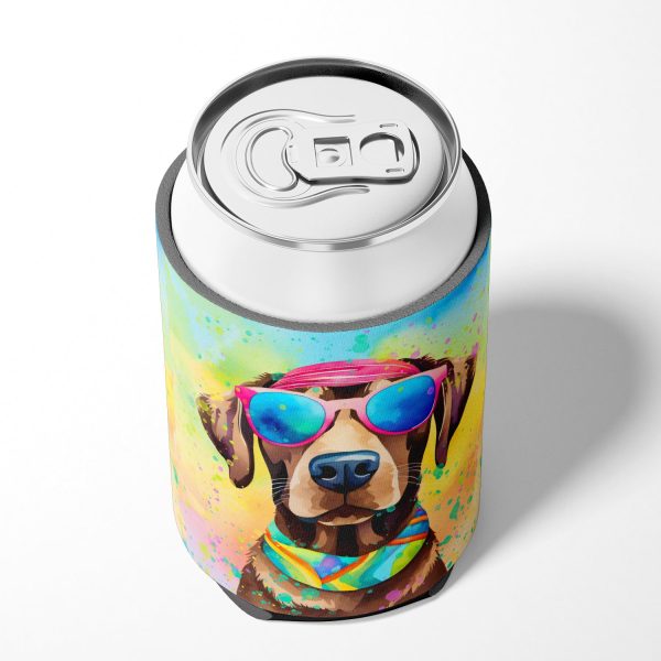 Chocolate Labrador Hippie Dawg Can or Bottle Hugger Sale - Image 4