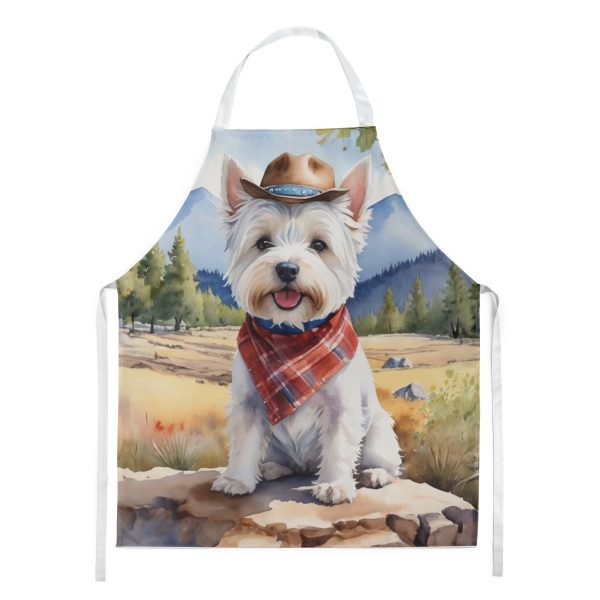 Westie Cowboy Welcome Apron Sale