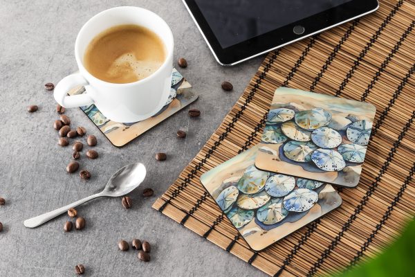 Sand Dollars Foam Coasters Fashion - Image 3