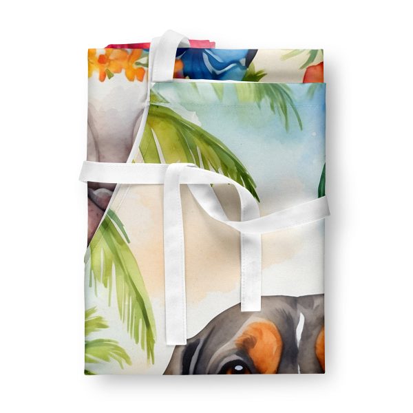 American English Coonhound Luau Apron on Sale - Image 3