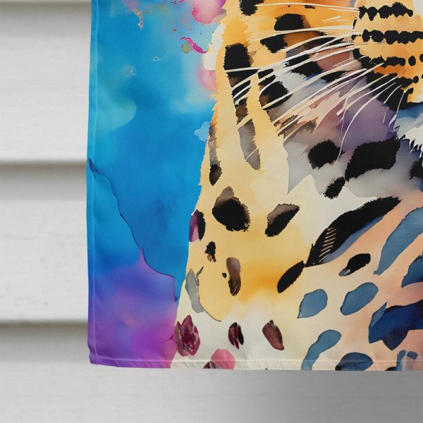 Hippie Animal Leopard House Flag For Discount - Image 4