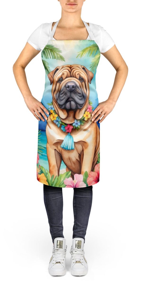 Shar Pei Luau Apron Fashion - Image 2