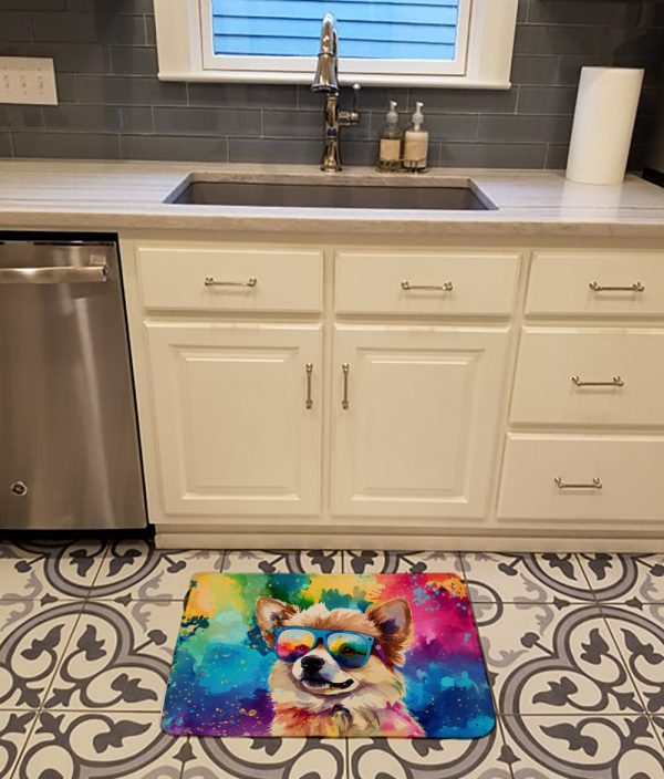 Pomeranian Hippie Dawg Memory Foam Kitchen Mat For Discount - Image 2