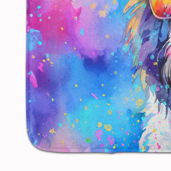 Old English Sheepdog Hippie Dawg Memory Foam Kitchen Mat Sale - Image 4