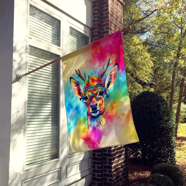 Hippie Animal Deer House Flag Supply - Image 2