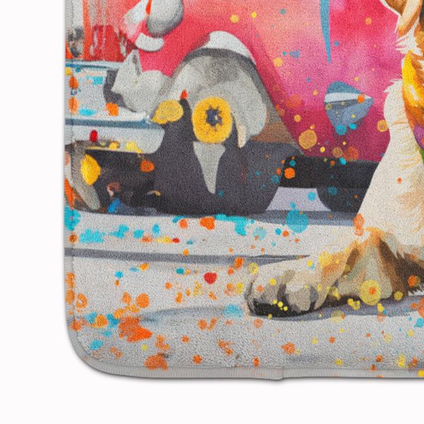 Yellow Labrador Hippie Dawg Memory Foam Kitchen Mat For Discount - Image 4