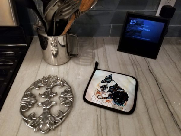 Boston Terrier The Look Pair of Pot Holders Discount - Image 3