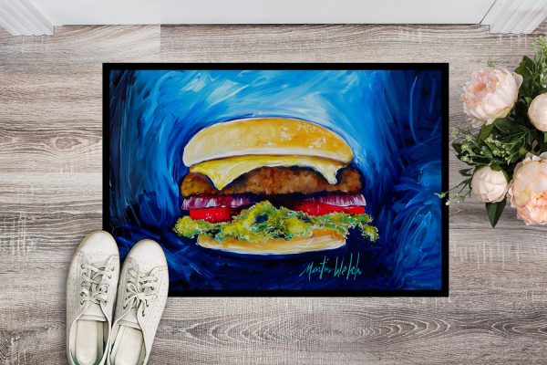 I Want Mine Dressed Hamburger Doormat Supply - Image 2