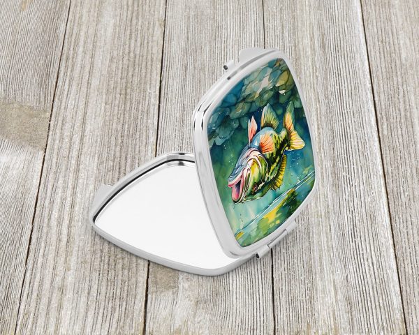 Largemouth Bass Compact Mirror Discount - Image 2